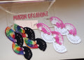 Deluxe Crochet Fan Earrings