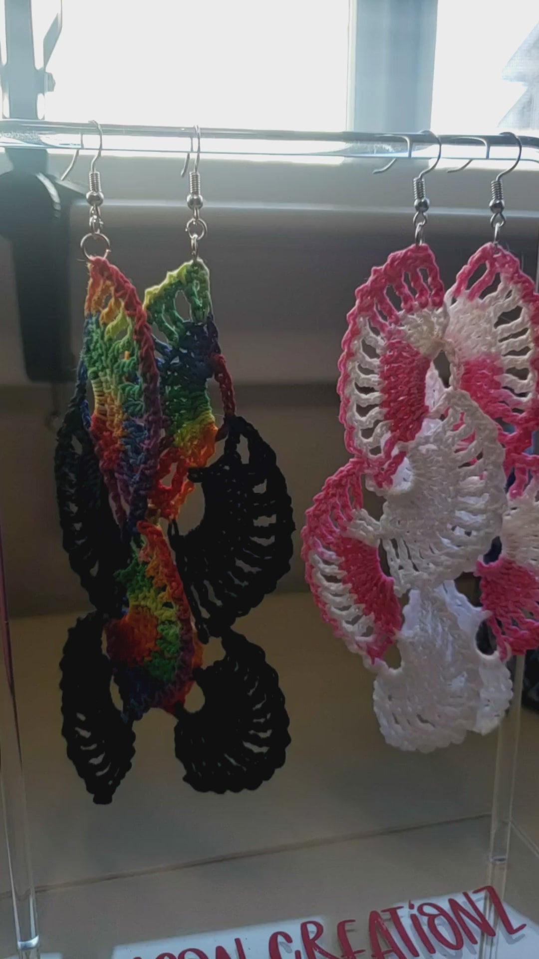 Deluxe Crochet Fan Earrings